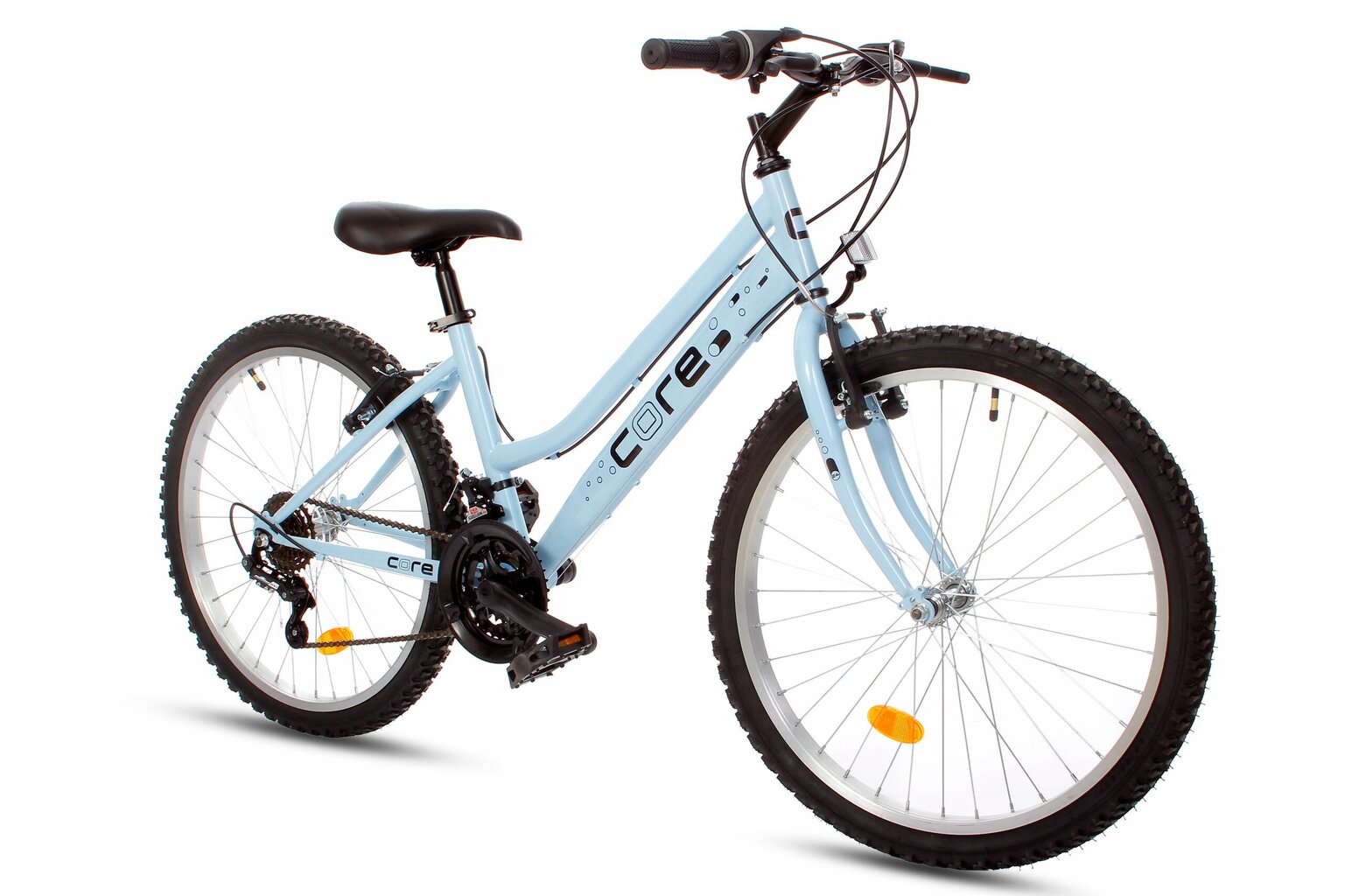 Pusaudžu velosipēds Core Junior, 24’’, zils cena un informācija | Velosipēdi | 220.lv