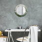 TULUP spogulis ar rāmi Papardes lapas, Ø50cm, Zaļš cena un informācija | Spoguļi | 220.lv
