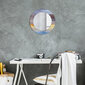 TULUP spogulis ar rāmi Abstrakta gleznošana, Ø50cm, Krāsains cena un informācija | Spoguļi | 220.lv