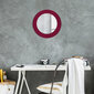 TULUP spogulis ar rāmi Sarkans pleds, Ø50cm, sarkans cena un informācija | Spoguļi | 220.lv