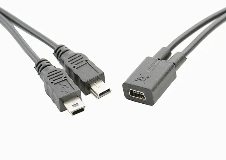 Powermax Mini-USB , Micro-USB, 0.3m cena un informācija | Kabeļi un vadi | 220.lv
