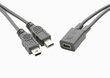 Powermax Mini-USB , Micro-USB, 0.3m цена и информация | Kabeļi un vadi | 220.lv