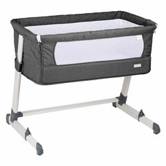 Manēža-gultiņa Together BabyGo, dark grey, 85 x 46 cm цена и информация | Манежи для детей | 220.lv