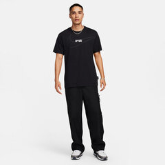 T-krekls vīriešiem Nike Nsw Tee 6Mo Swoosh, melns cena un informācija | Vīriešu jakas | 220.lv
