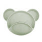 Lipīgs silikona šķīvis Canpol Babies Bear, zaļš cena un informācija | Bērnu trauki, piena uzglabāšanas trauciņi un piederumi | 220.lv