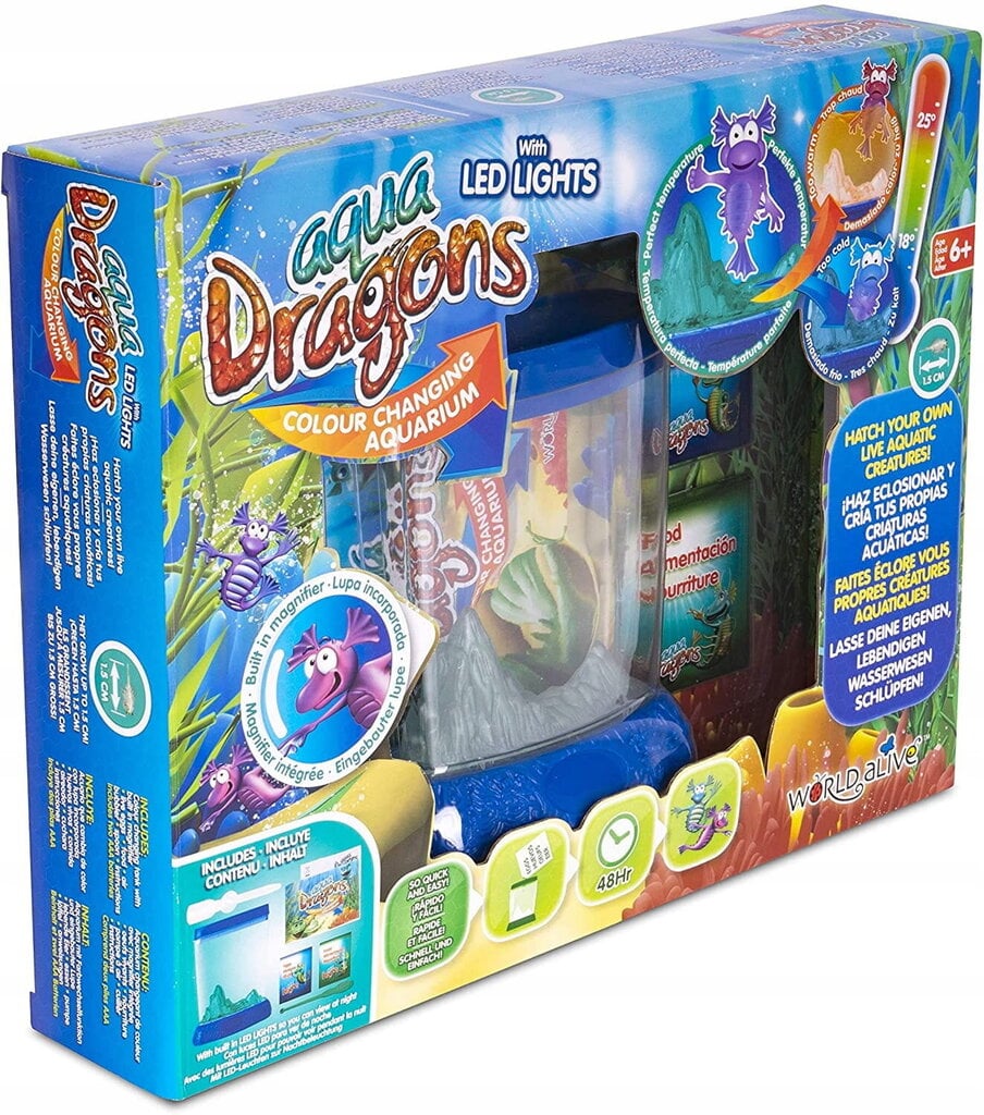 Komplekts Aqua Dragons - Deep Sea Habitat with LED Lights cena un informācija | Attīstošās rotaļlietas | 220.lv