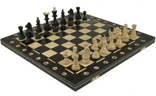 Šahs Senator, melns cena un informācija | Galda spēles | 220.lv