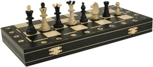 Šahs Senator, melns cena un informācija | Galda spēles | 220.lv