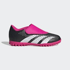Futbola apavi bērniem Adidas Predator Accuracy.4 VEL TF Jr, 28. izmērs, melni/rozā cena un informācija | Futbola apavi | 220.lv