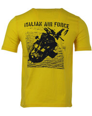 T-krekls vīriešiem Aeronautica Militare, dzeltens cena un informācija | Vīriešu T-krekli | 220.lv