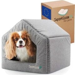 Superkissen24 suņu māja 64 cm x 50 cm cena un informācija | Suņu gultas, spilveni, būdas | 220.lv