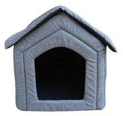 Домик для собаки Fuks оттенки серого, 60x57 см цена и информация | Лежаки, домики | 220.lv