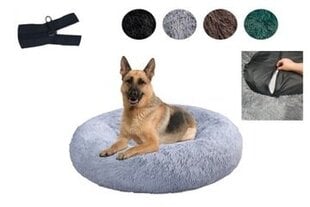 Диван для собаки Lagram оттенки серого, серебра, 100x100 см цена и информация | Лежаки, домики | 220.lv