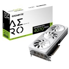 Gigabyte GeForce RTX 4070 Super Aero OC 12G GV-N407SAERO OC-12GD cena un informācija | Videokartes (GPU) | 220.lv