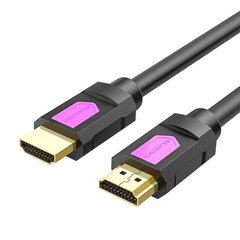 Lention HDMI 4K High-Speed to HDMI cable, 2m (black) цена и информация | Кабели и провода | 220.lv