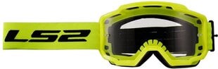 Кроссовые очки LS2 Charger Yellow Clear Visor цена и информация | Мото принадлежности | 220.lv