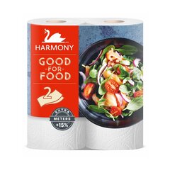 Бумажные полотенца Harmony Good for Food, 2 слойные 4 x 35 м цена и информация | Туалетная бумага, бумажные полотенца | 220.lv