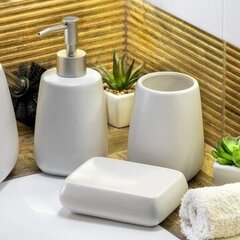 Kadax 2-daļīgs vannasistabas piederumu komplekts, balts cena un informācija | Vannas istabas aksesuāri | 220.lv