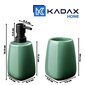 3-daļīgs vannas istabas piederumu komplekts Kadax cena un informācija | Vannas istabas aksesuāri | 220.lv