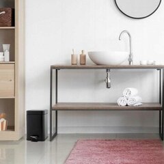 Yoka Home 2-daļīgs vannas istabas piederumu komplekts, melns cena un informācija | Vannas istabas aksesuāri | 220.lv