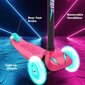 Trīsriteņu skrejritenis Yvolution Hulajnoga Neon Bolt, rozā cena un informācija | Skrejriteņi | 220.lv