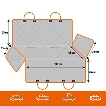 Automašīnas paklājiņš suņiem cena un informācija | Ceļojumu piederumi | 220.lv