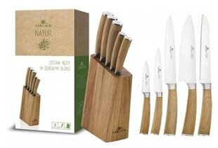 Набор ножей в блоке Gerlach Natur, 5 шт. цена и информация | Ножи и аксессуары для них | 220.lv
