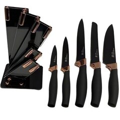 Набор ножей Retoo в блоке, 5 шт. цена и информация | Ножи и аксессуары для них | 220.lv