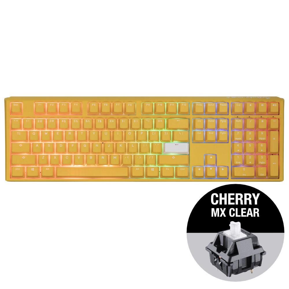 Ducky One 3 Cherry MX Clear цена и информация | Klaviatūras | 220.lv