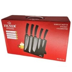 Набор ножей с магнитной полосой Zilner PREMIUM, 5 шт. цена и информация | Ножи и аксессуары для них | 220.lv