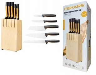 Nažu komplekts Fiskars Functional Form, 5 gab. цена и информация | Ножи и аксессуары для них | 220.lv