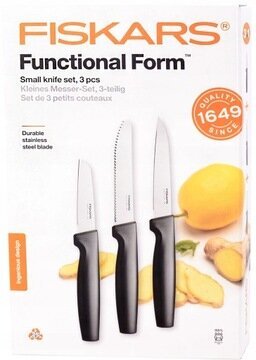 Nažu komplekts Fiskars FunctionalForm, 3 gab. цена и информация | Naži un to piederumi | 220.lv