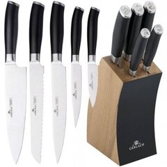 Набор ножей в блоке Gerlach Deco Black, 5 шт. цена и информация | Ножи и аксессуары для них | 220.lv