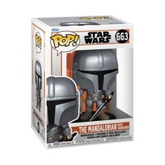 Фигурка Funko Pop The Mandalorian Mando w/Darksaber цена и информация | Атрибутика для игроков | 220.lv