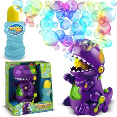 Dinozauru burbuļu mašīna ar melodiju RicokidsRK-909, violets, 11,5 x 16 x 21 cm цена и информация | Игрушки для песка, воды, пляжа | 220.lv