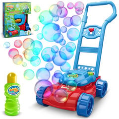 Ziepju burbuļu zāles pļāvējs Bubble Fun, zils, 24x31x48 cm cena un informācija | Ūdens, smilšu un pludmales rotaļlietas | 220.lv