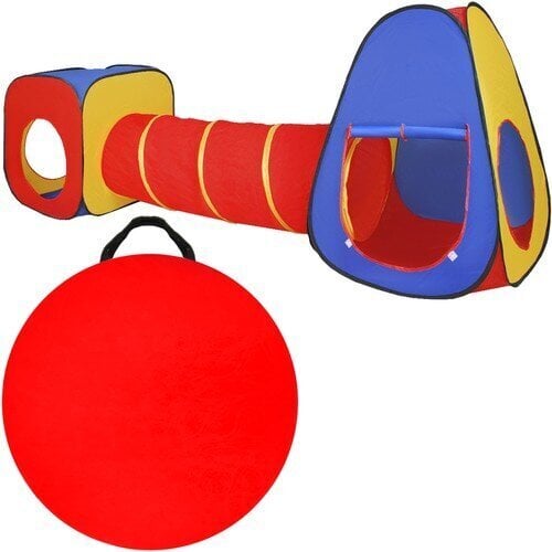 Bērnu telts Kruzzel 3in1, dažādu krāsu цена и информация | Bērnu rotaļu laukumi, mājiņas | 220.lv