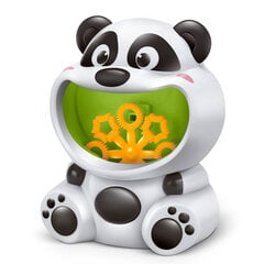 Ziepju burbuļu pūšanas iekārta Panda Bubble Fun, balta, 10,5x7x13 cm cena un informācija | Ūdens, smilšu un pludmales rotaļlietas | 220.lv