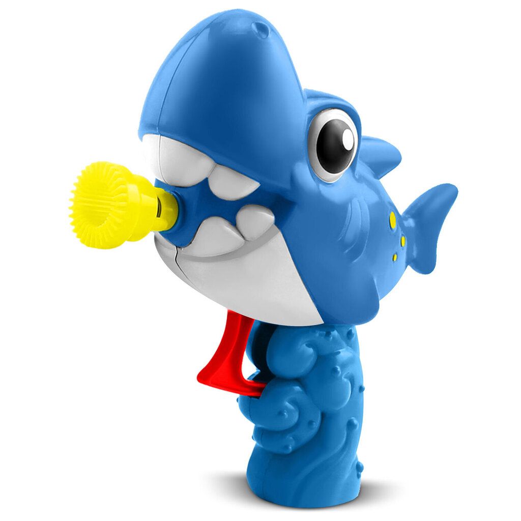 Ziepju burbuļu pūšanas iekārta Shark Bubble Fun, zila, 12x5,5x11 cm cena un informācija | Ūdens, smilšu un pludmales rotaļlietas | 220.lv