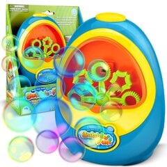 Ziepju burbuļu pūšanas mašīna Bubble Fun, zila, 11,5x7x15 cm cena un informācija | Ūdens, smilšu un pludmales rotaļlietas | 220.lv