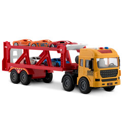 Rotaļu kravas automašīna ar 5 automašīnām Ricokids RK-760, sarkana цена и информация | Конструктор автомобилей игрушки для мальчиков | 220.lv