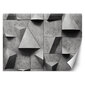 Fototaptes Ģeometriskas betona figūras 3D formātā cena un informācija | Fototapetes | 220.lv