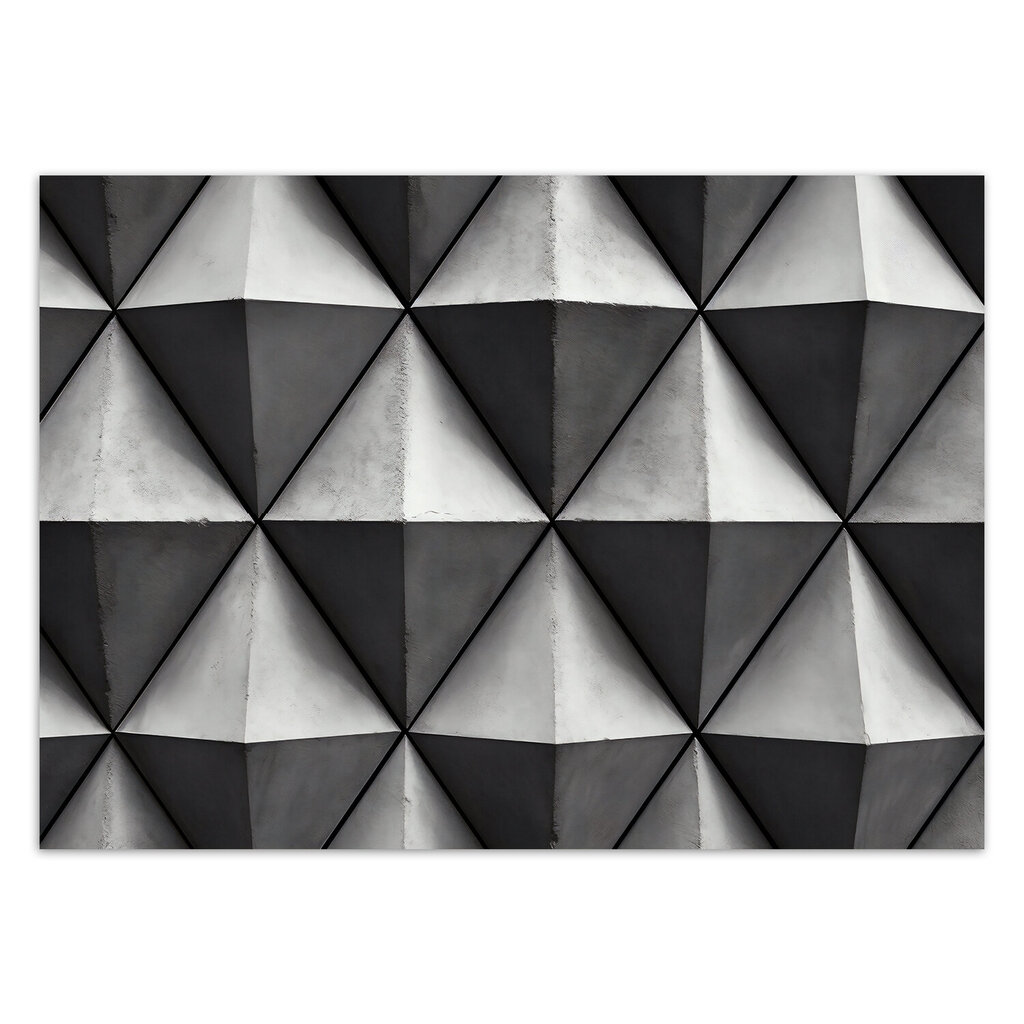 Fototaptes Ģeometriski trīsstūri 3D formātā cena un informācija | Fototapetes | 220.lv