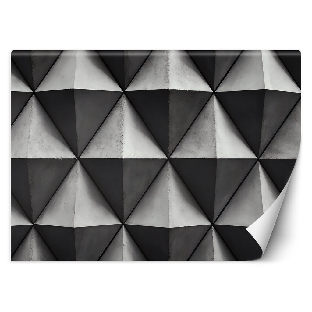 Fototaptes Ģeometriski trīsstūri 3D formātā cena un informācija | Fototapetes | 220.lv