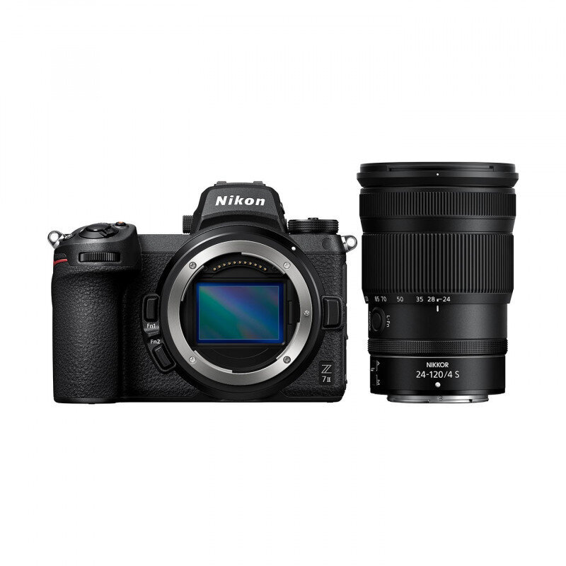 Nikon Z 7ii + Nikkor Z 24–120 mm f/ 4 s cena un informācija | Digitālās fotokameras | 220.lv