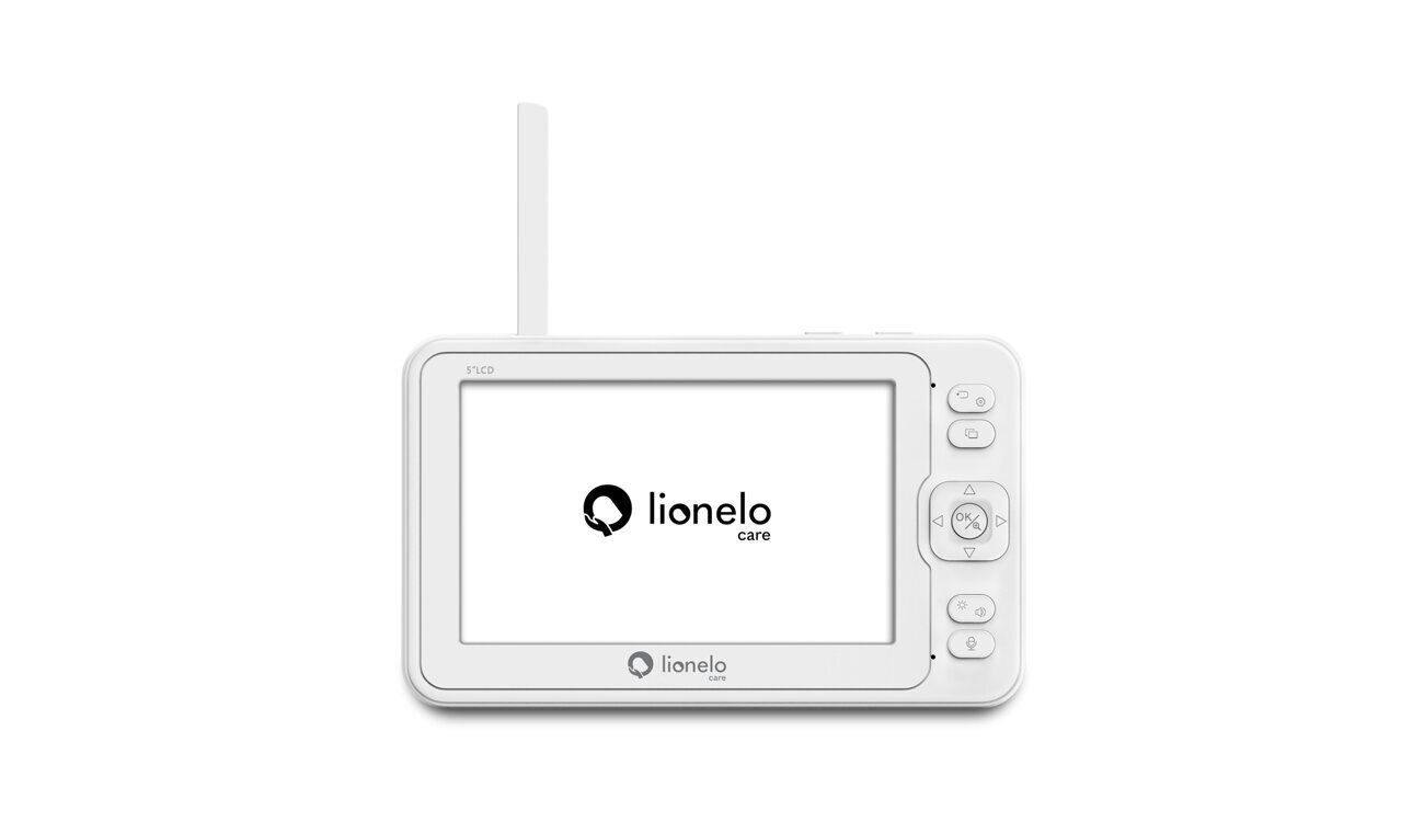 Mobilā aukle Lionelo Babyline 8.3, balta cena un informācija | Radio un video aukles | 220.lv