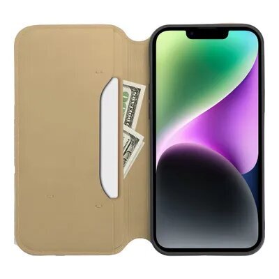 Fusion Dual Pocket Book grāmatveida maks Samsung A346 Galaxy A34 5G zeltains цена и информация | Telefonu vāciņi, maciņi | 220.lv