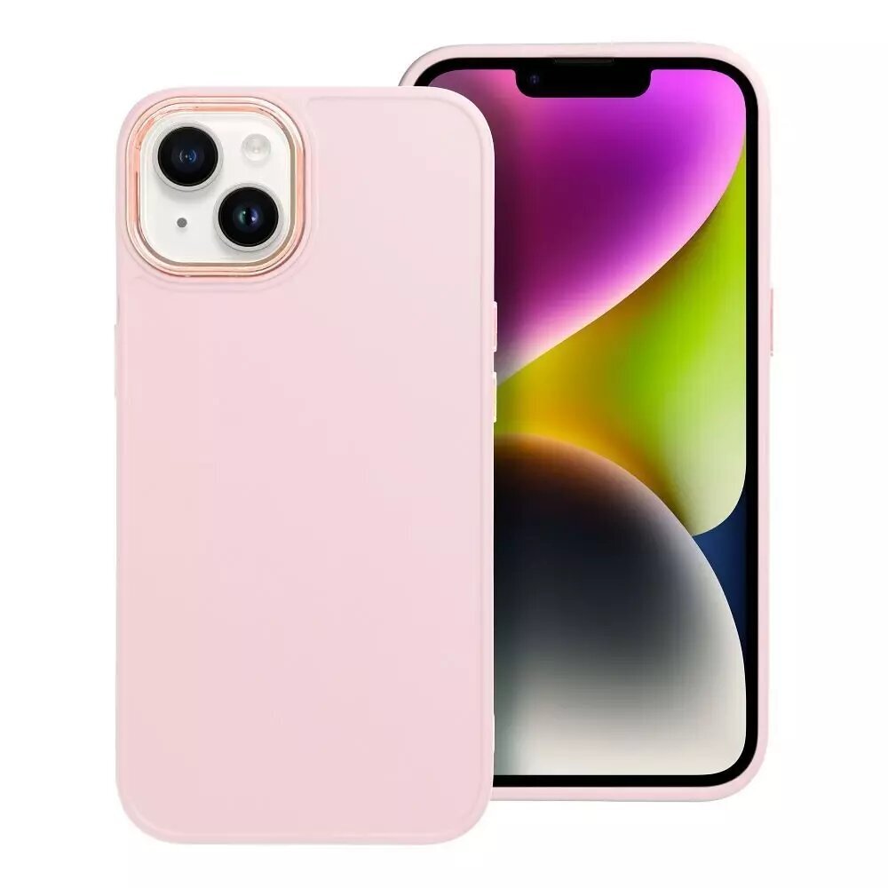 Fusion Frame silikona aizsargapvalks Samsung A256 Galaxy A25 5G rozā cena un informācija | Telefonu vāciņi, maciņi | 220.lv