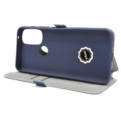 Motorola Moto G71 5G - чехол для телефона Soft Wallet Book - темно-синий цена и информация | Чехлы для телефонов | 220.lv