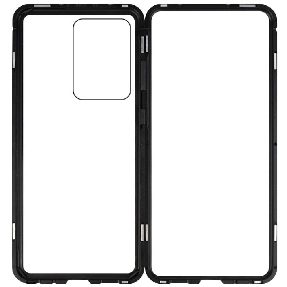Samsung Galaxy S20 Ultra - vāciņš Magneto Case - melns cena un informācija | Telefonu vāciņi, maciņi | 220.lv